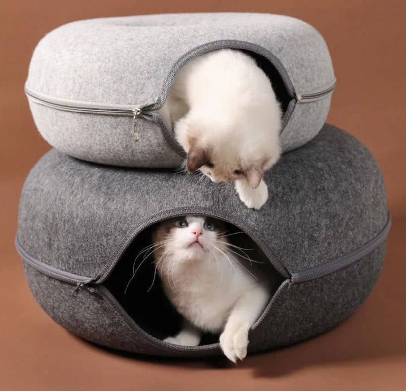 CAVE HOUSE |DONUT CAT HOUSE| PET BED